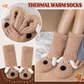 Warm Fabric Plush Dog Socks