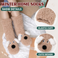 Warm Fabric Plush Dog Socks