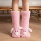 Warm Fabric Plush Dog Socks