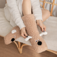 Warm Fabric Plush Dog Socks