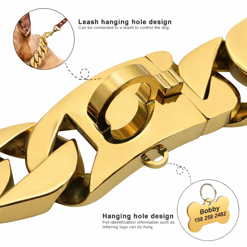 Premium Stainless Steel Dog Chain