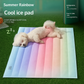 Summer Rainbow Cooling Mat with Ice Crystal Gel
