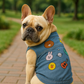 Denim Embroidered Casual Vest