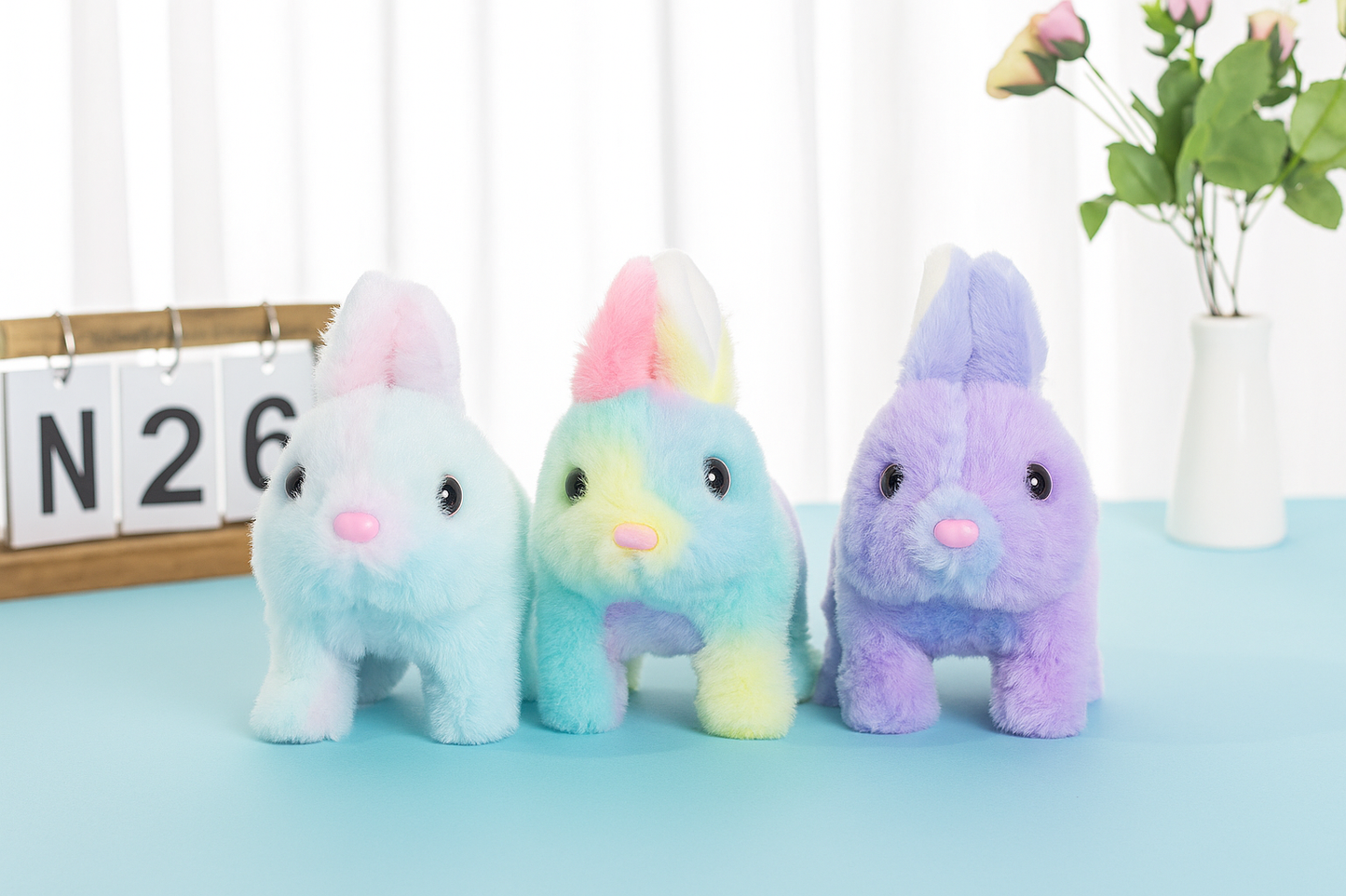 Electric Moving Plush Bunny Toy For Kids