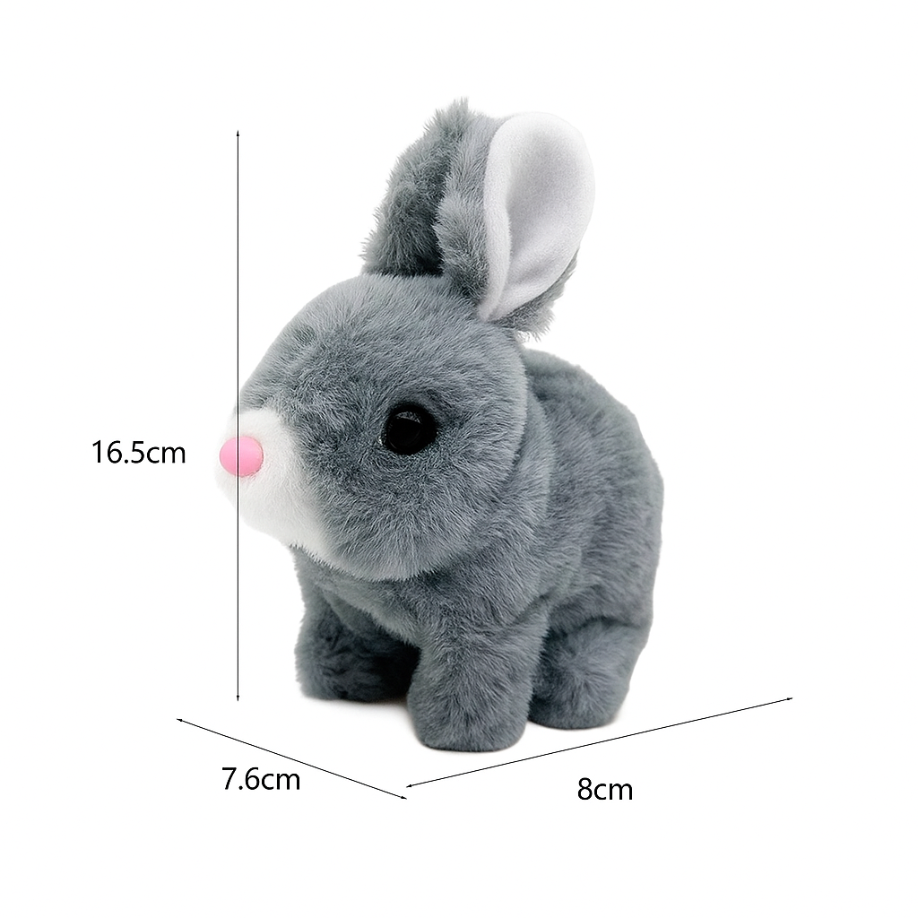 Electric Moving Plush Bunny Toy For Kids