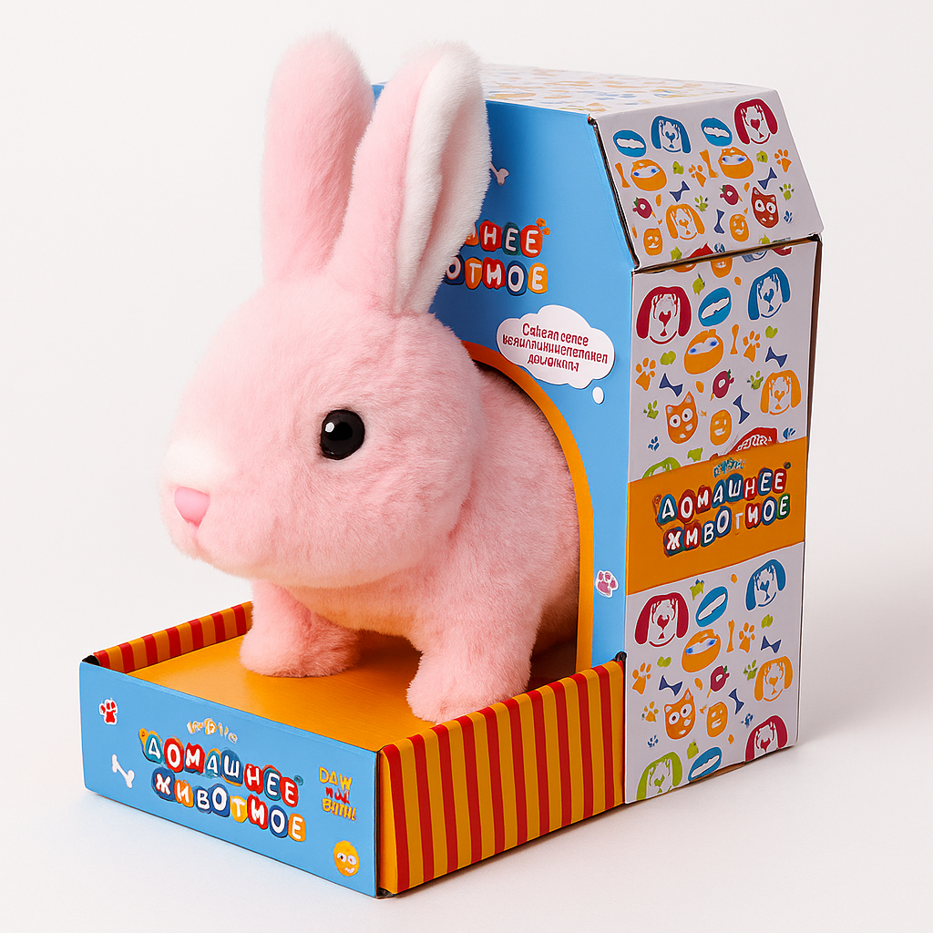 Electric Moving Plush Bunny Toy For Kids