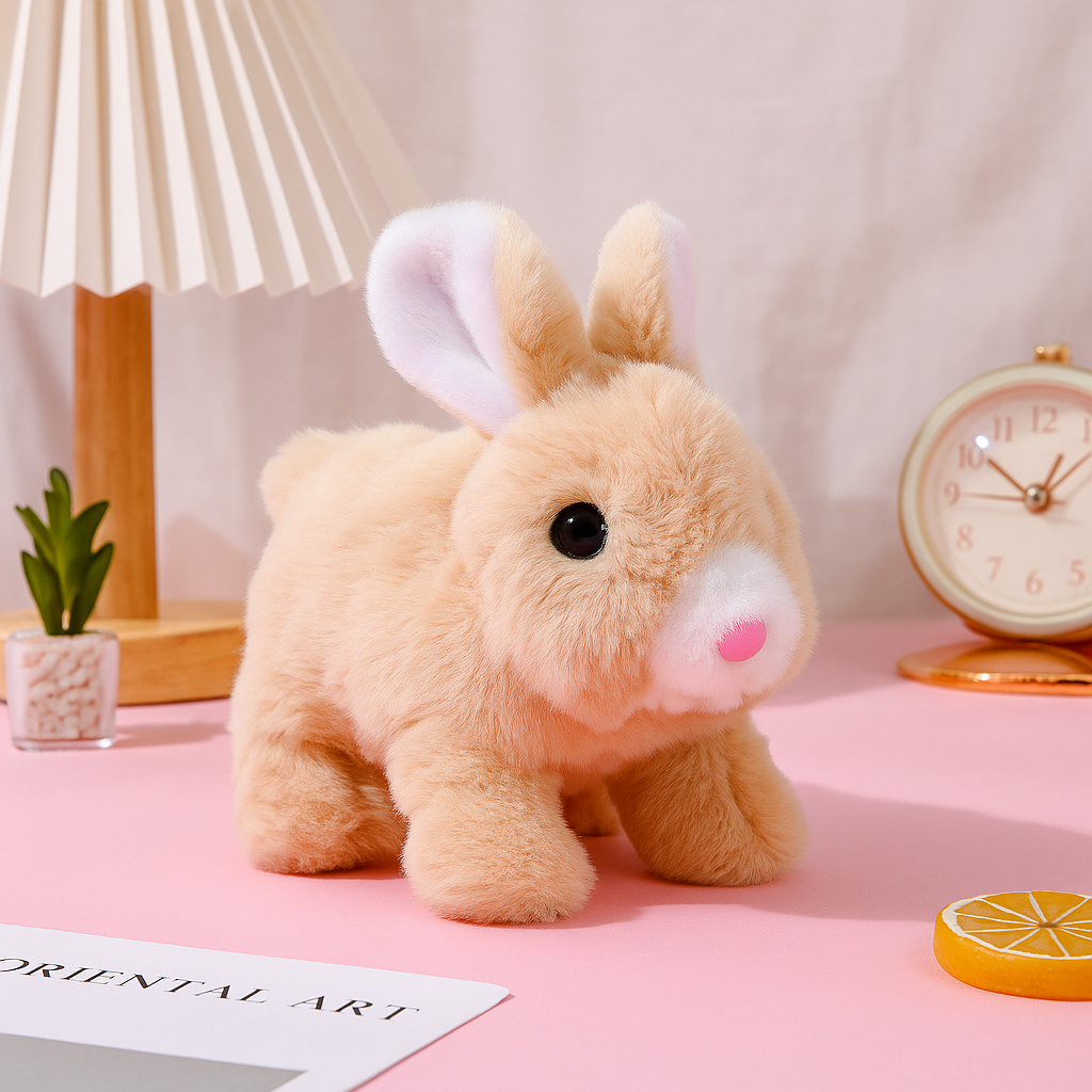 Electric Moving Plush Bunny Toy For Kids