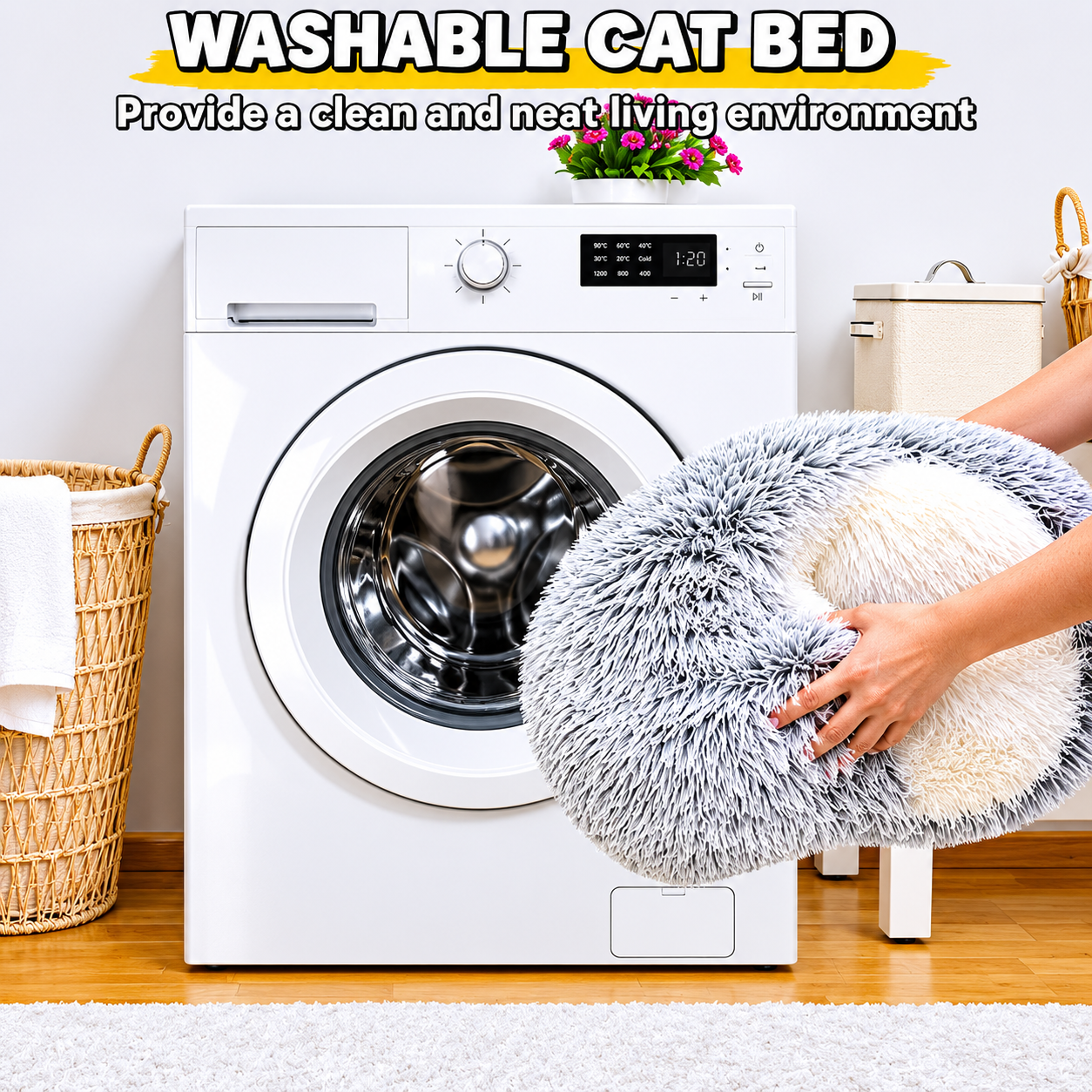 Cozy Shell Semi-Enclosed Cat Bed