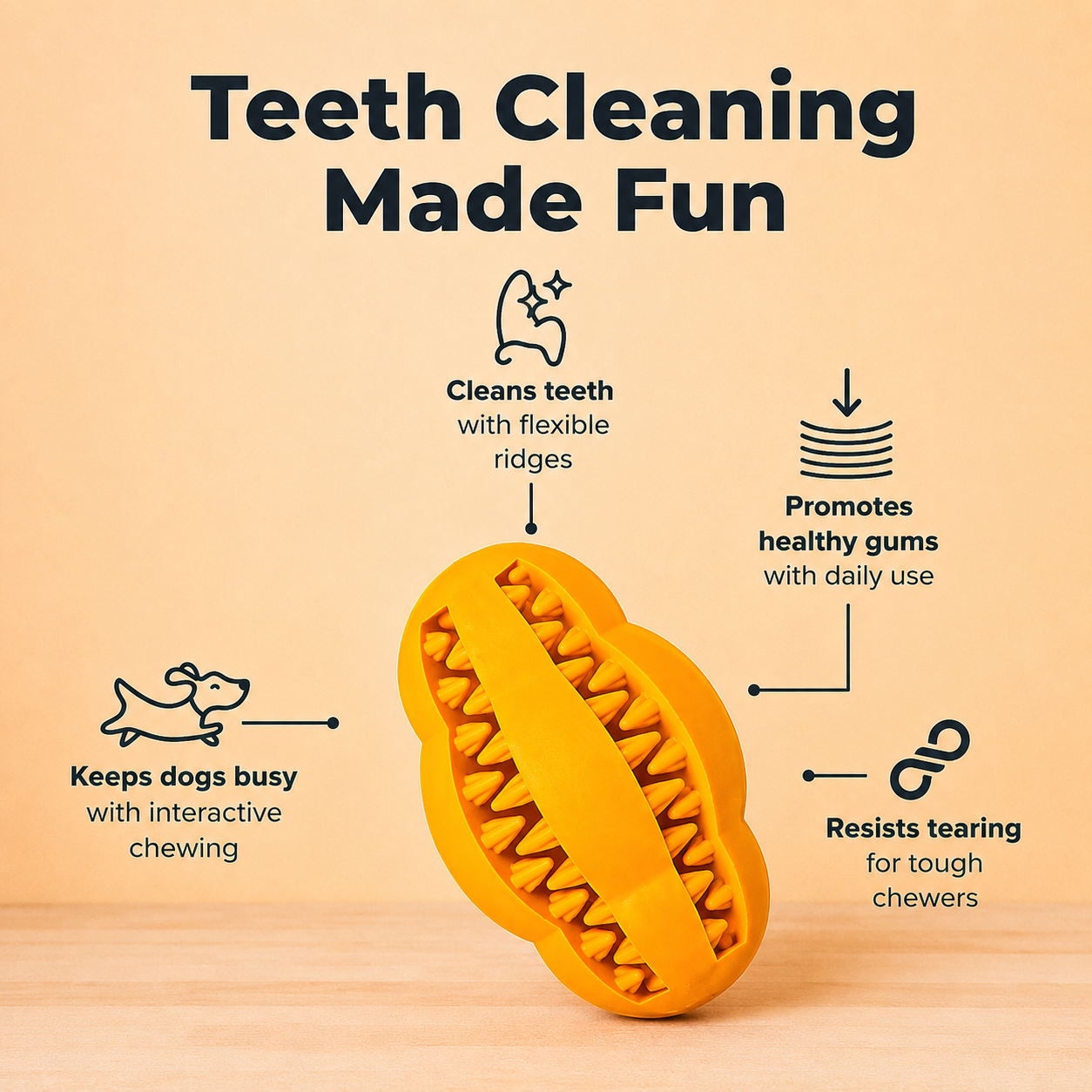 Oxyfresh Durable Dental Chew Toy
