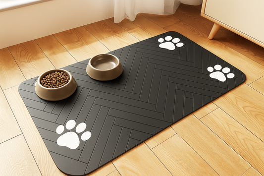 Quick-Dry Pet Feeding Mat
