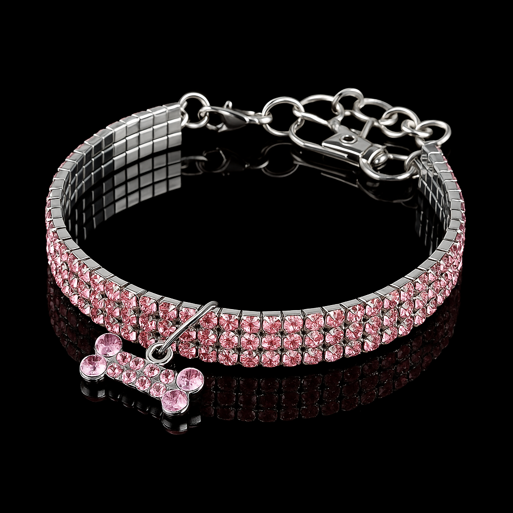 Bling Rhinestone Dog Collar