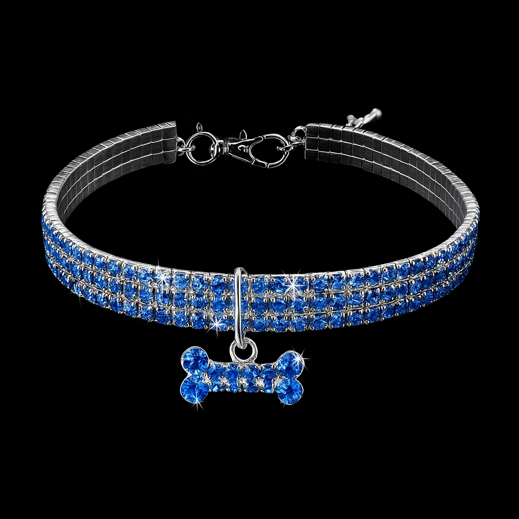 Bling Rhinestone Dog Collar
