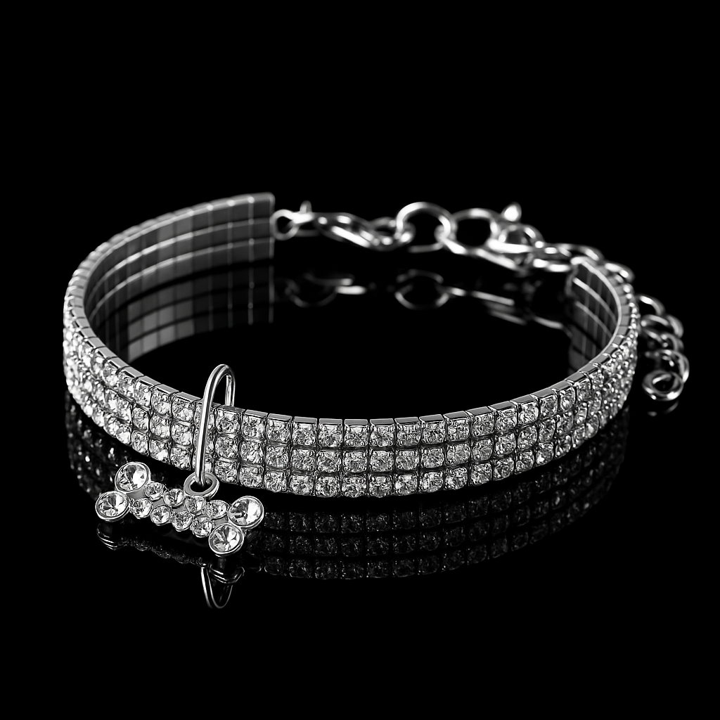 Bling Rhinestone Dog Collar