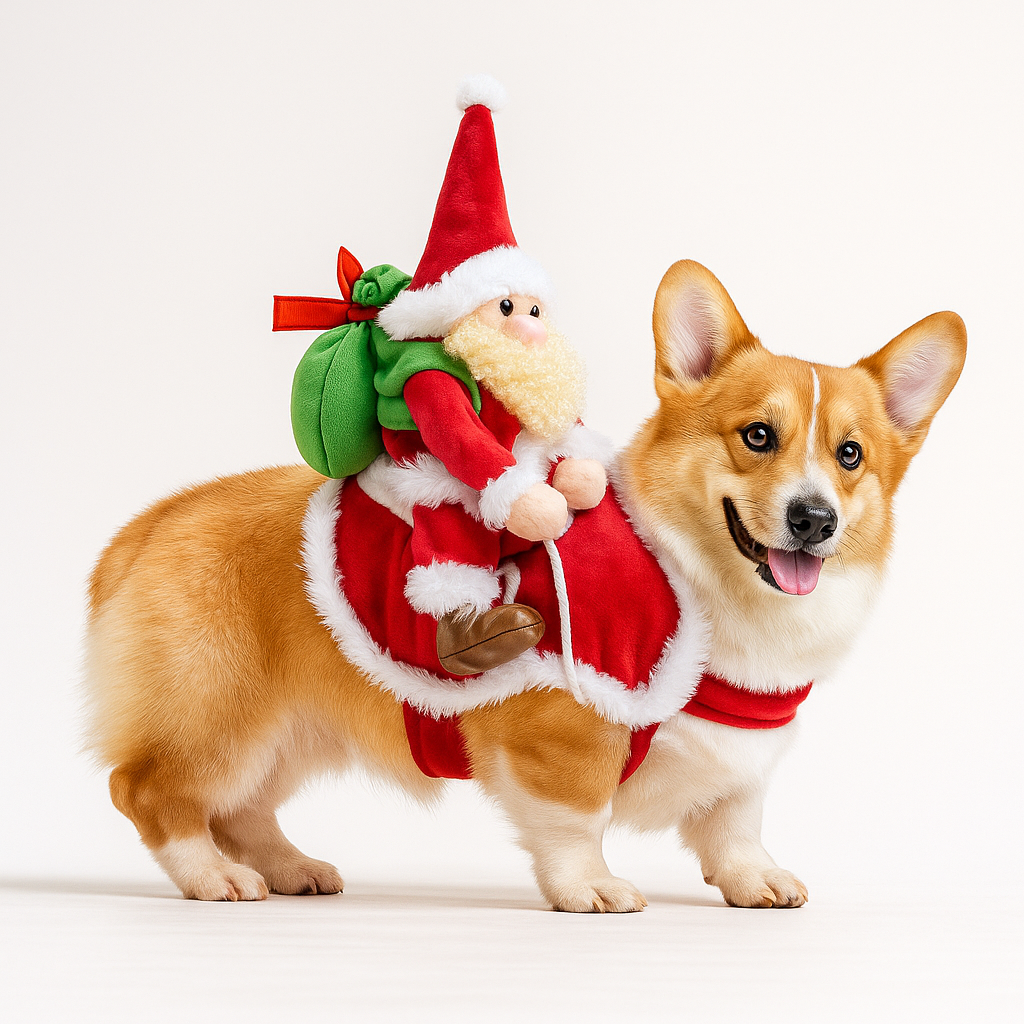 Santa Claus Riding Costume For Christmas