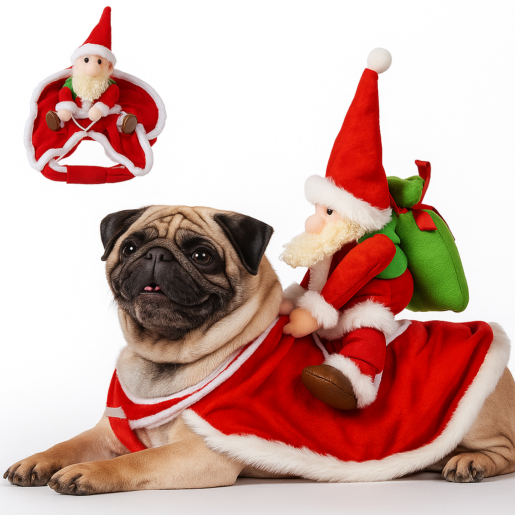 Santa Claus Riding Costume For Christmas