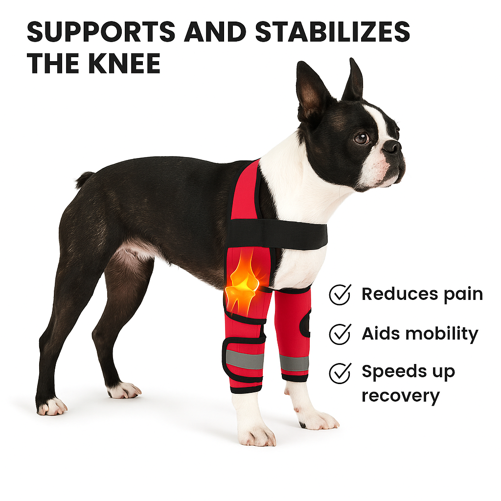 Dog Knee Brace & Leg Protector for Fast Injury Recovery