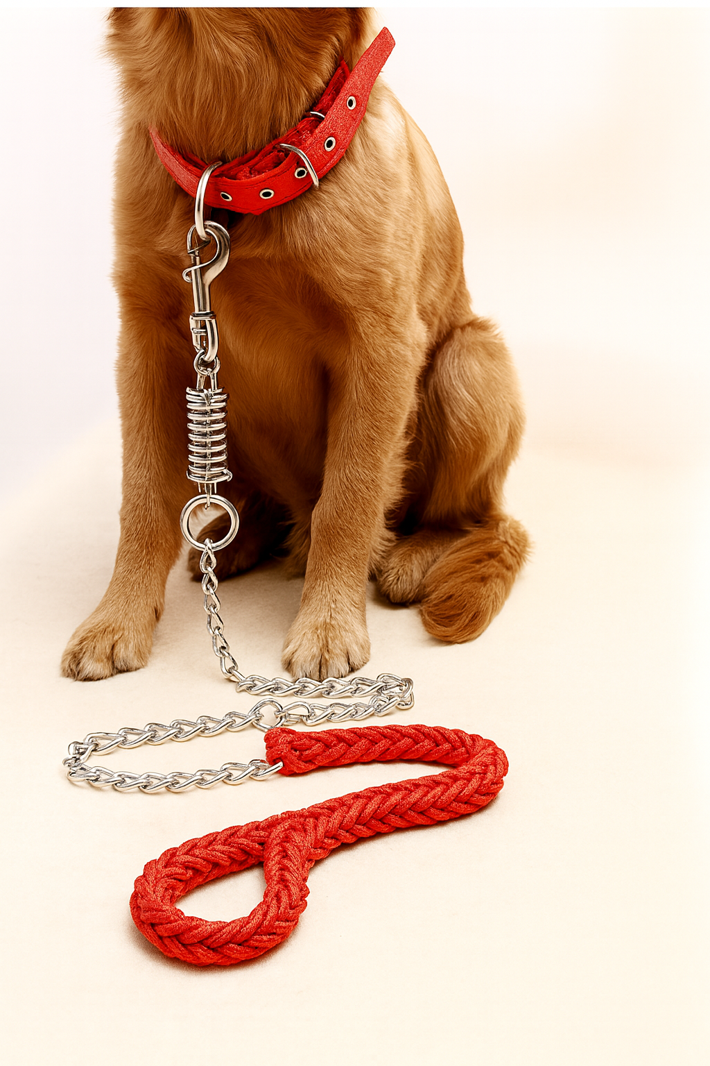 Hand-Woven Anti- Pull Leash for Comfortable Walks