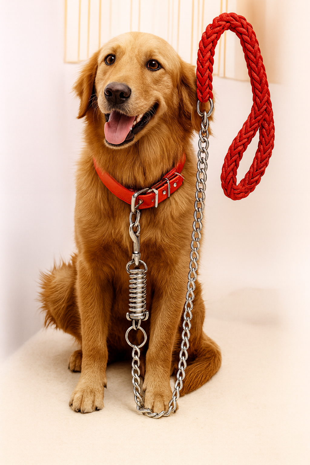 Hand-Woven Anti- Pull Leash for Comfortable Walks