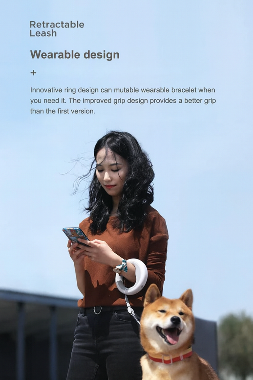 Aesthetic Automatic Retractable Dog Leash