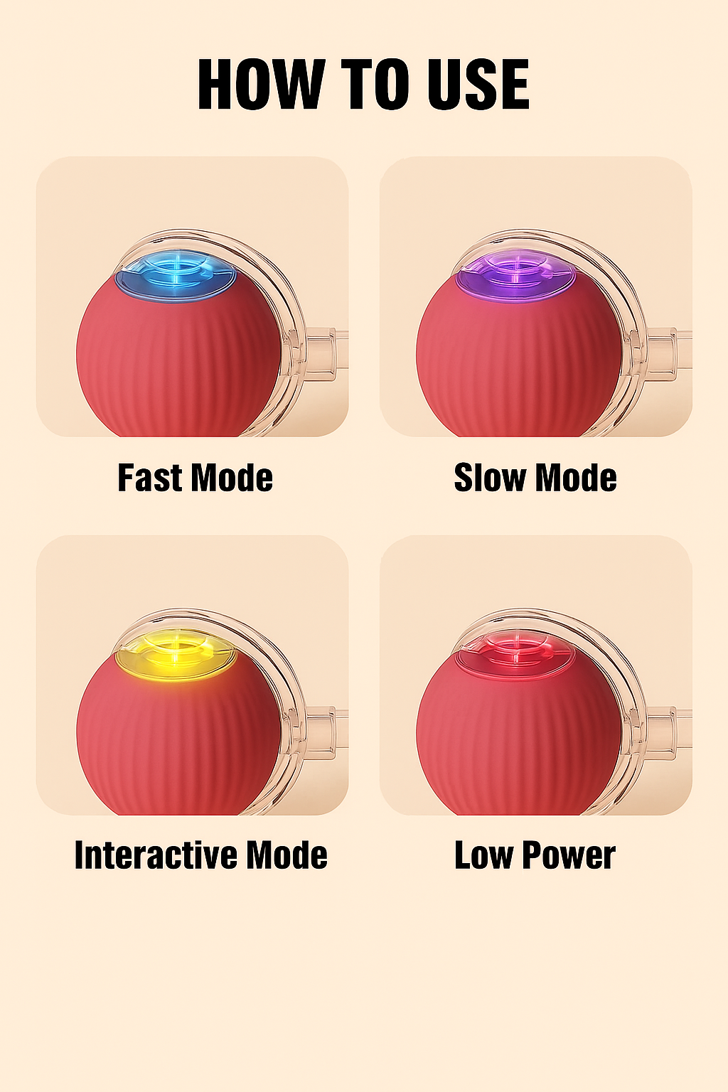 Interactive Self-Rolling Cat Toy