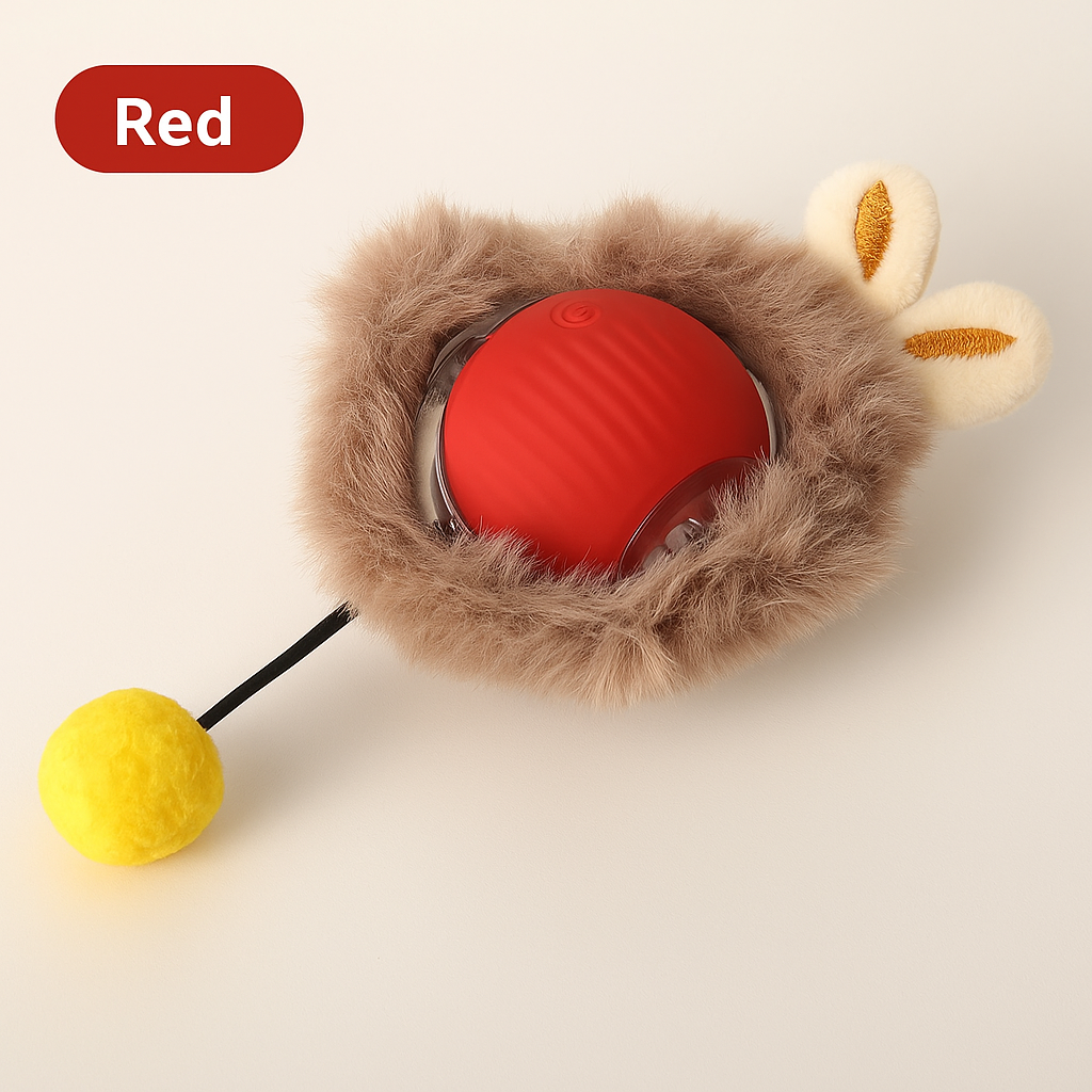 Interactive Self-Rolling Cat Toy