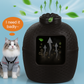 Hidden Cat Litter Box Enclosure with Carbon Filter and Faux Plant & Stones