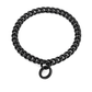 Black Strong Stainless Steel Cuban Link Chain Collar