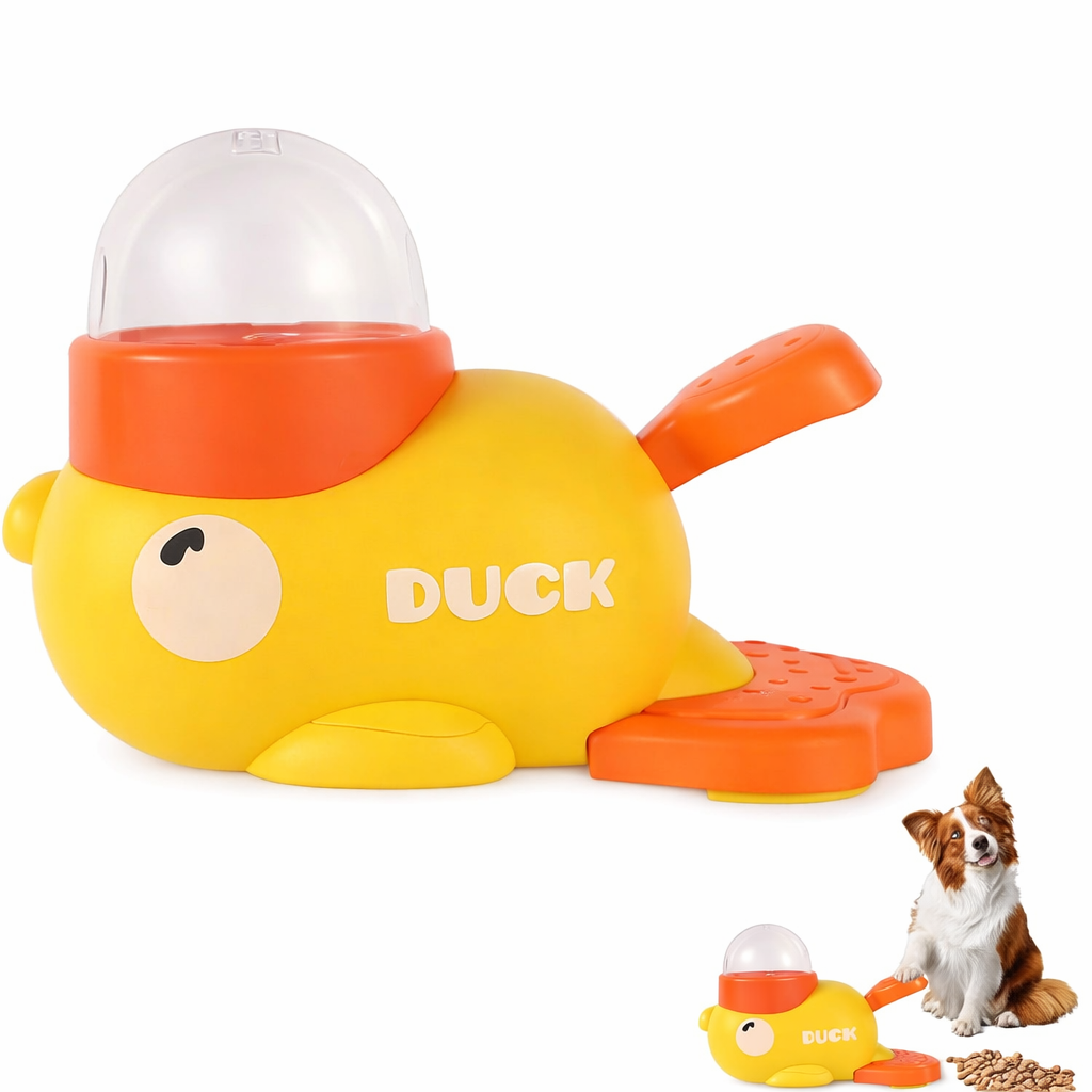 Interactive Duck Puzzle Food Dispensing Toy