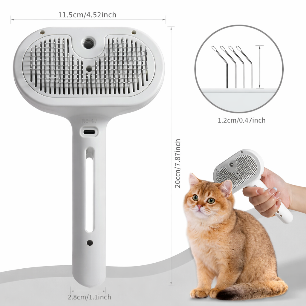 Pet Hair Spray Brush