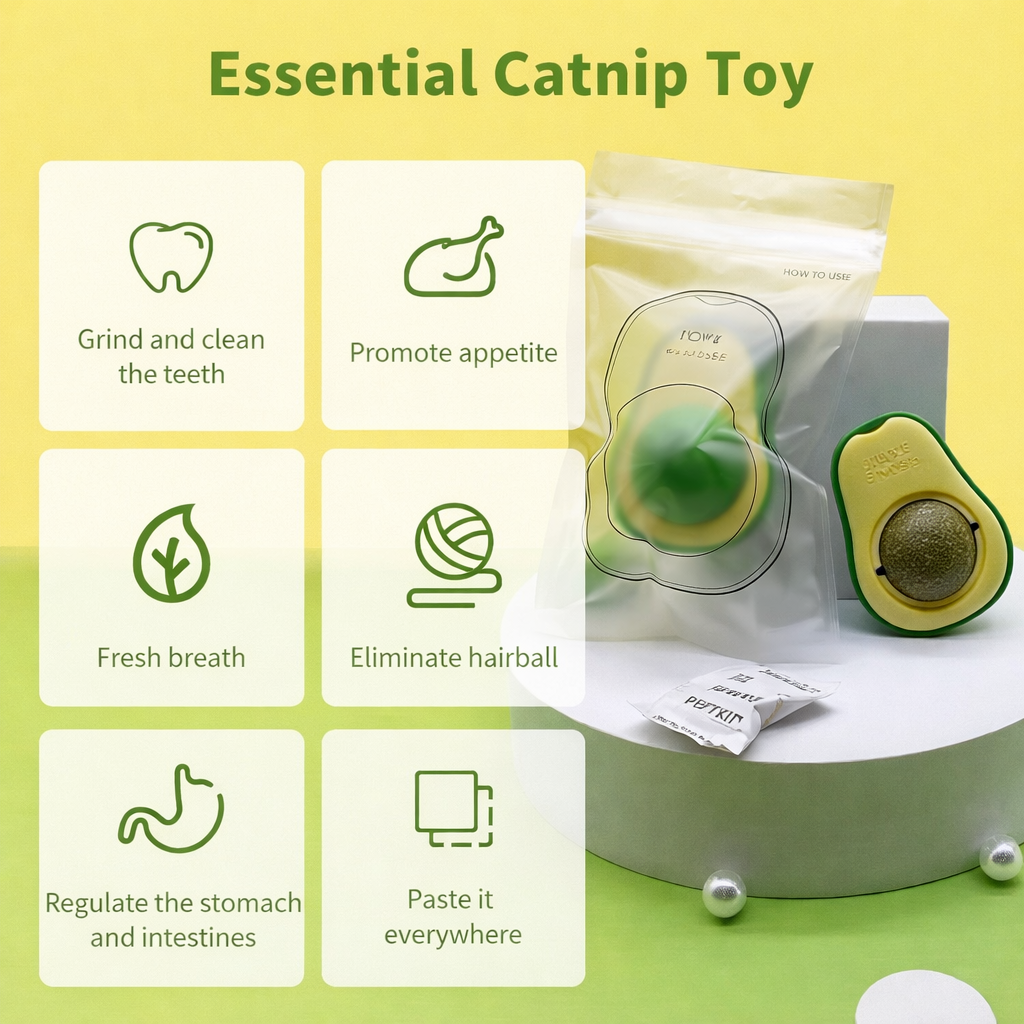 Meowocado™ Interactive Catnip Lick Toy