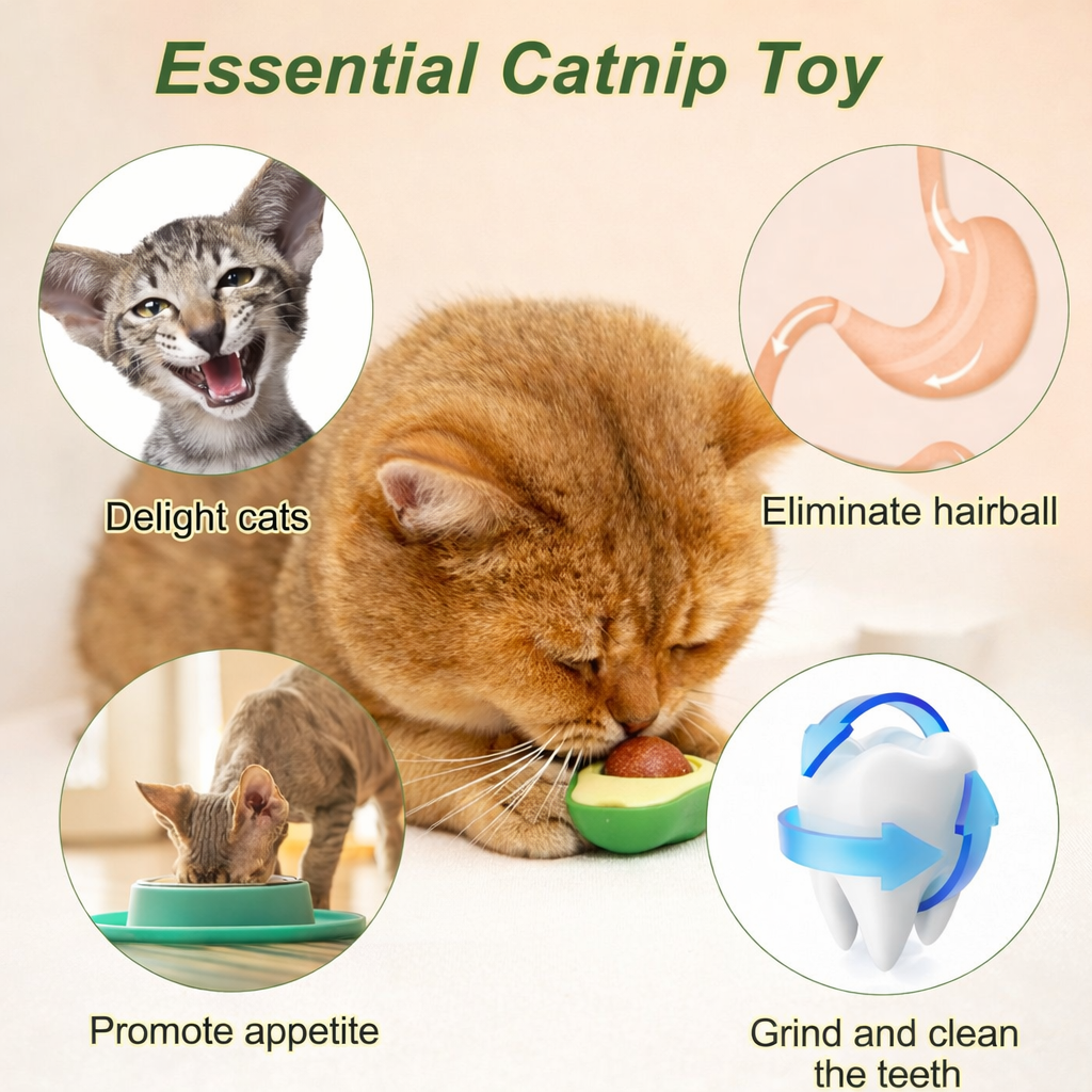 Meowocado™ Interactive Catnip Lick Toy