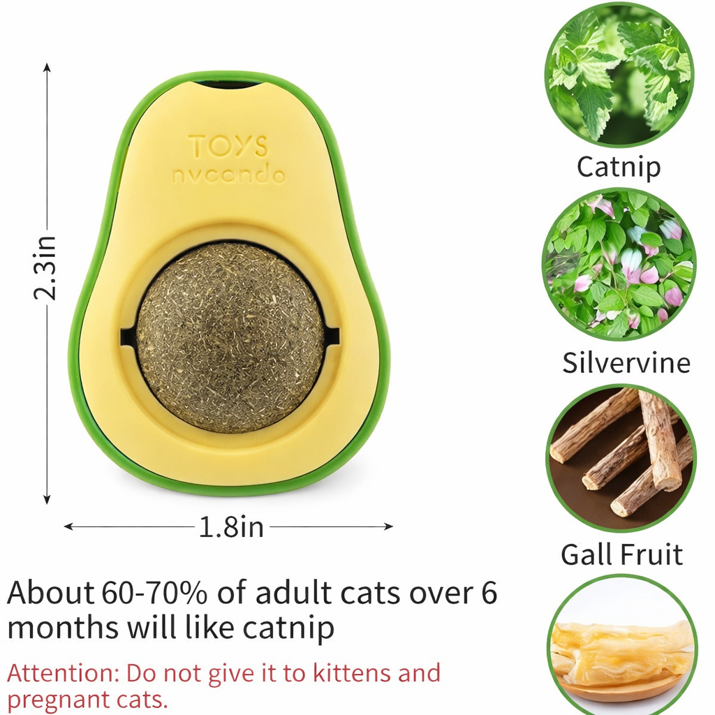 Meowocado™ Interactive Catnip Lick Toy