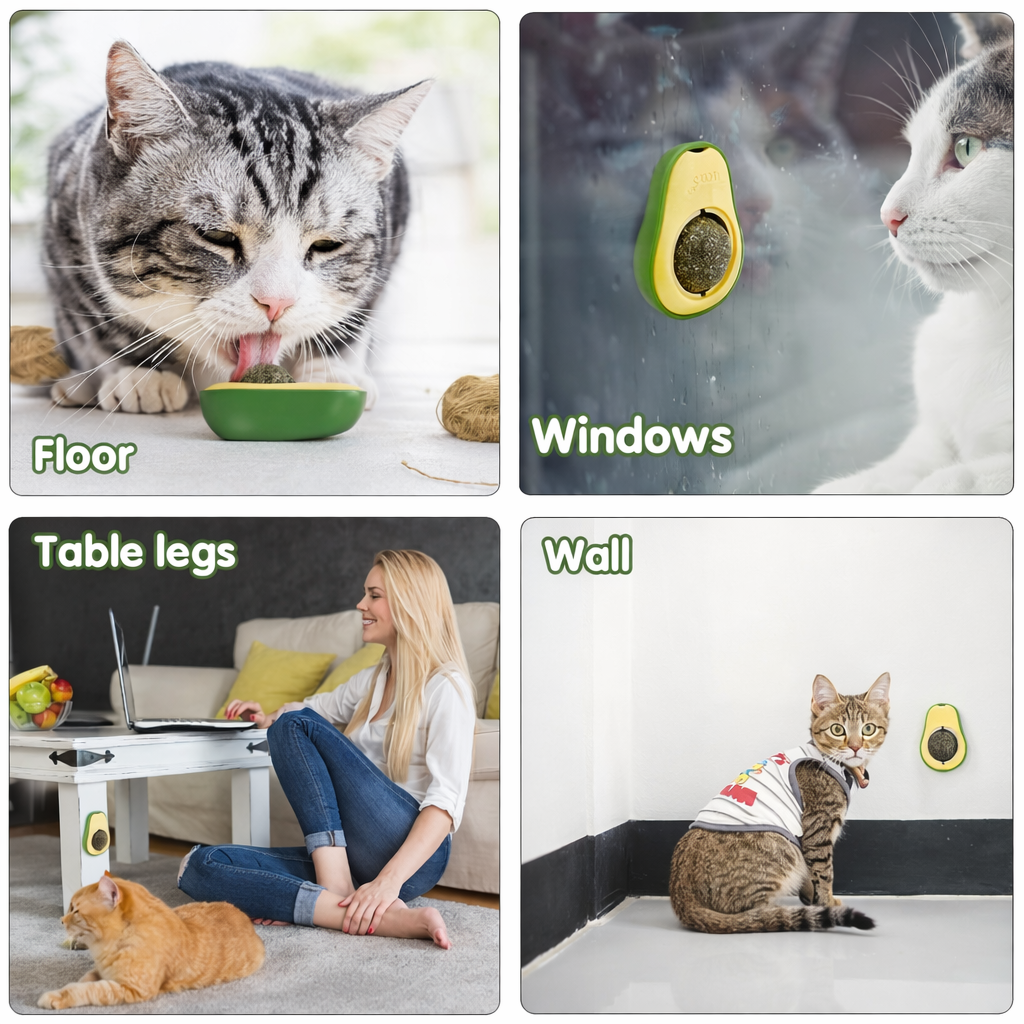 Meowocado™ Interactive Catnip Lick Toy