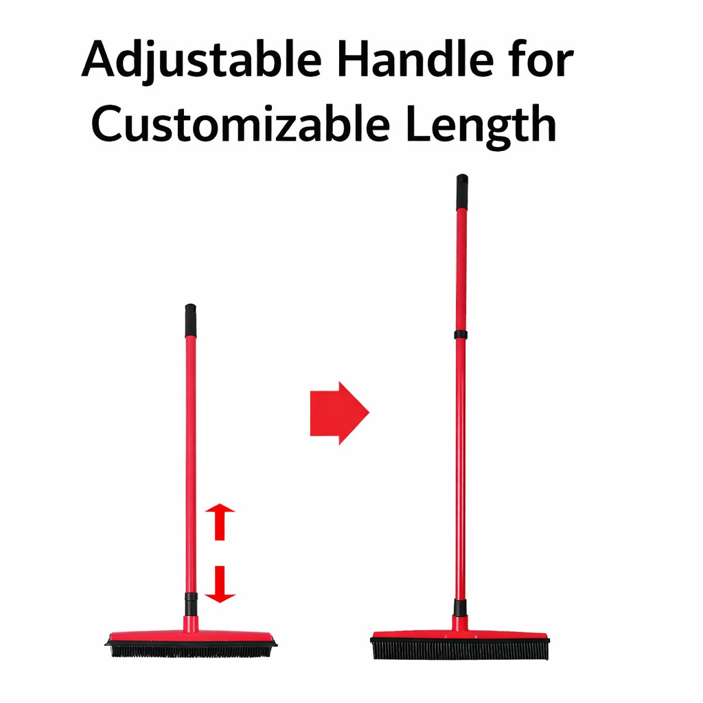 Adjustable Pet Hair Removal Broom