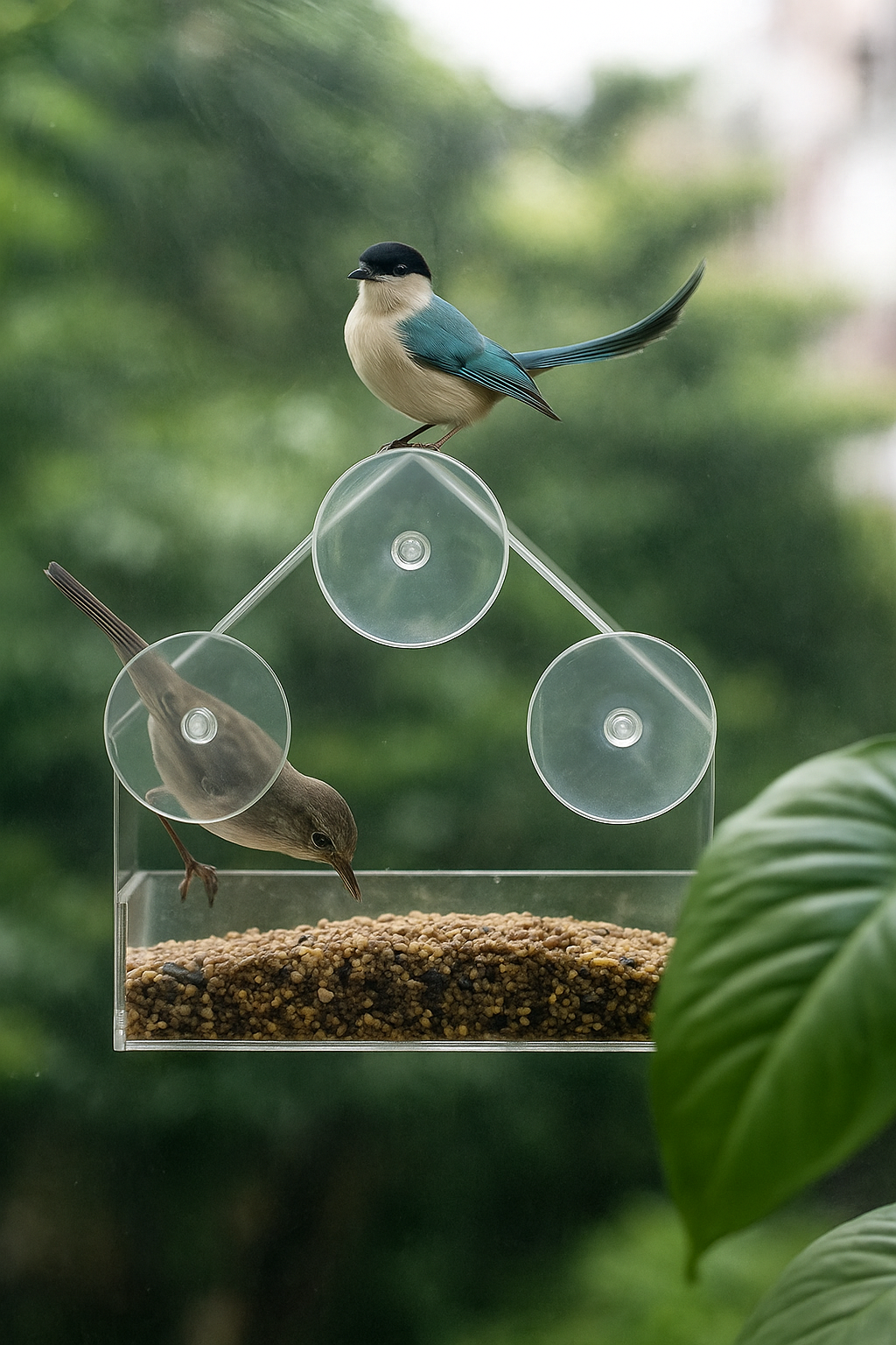 Window Acrylic Bird Feeder