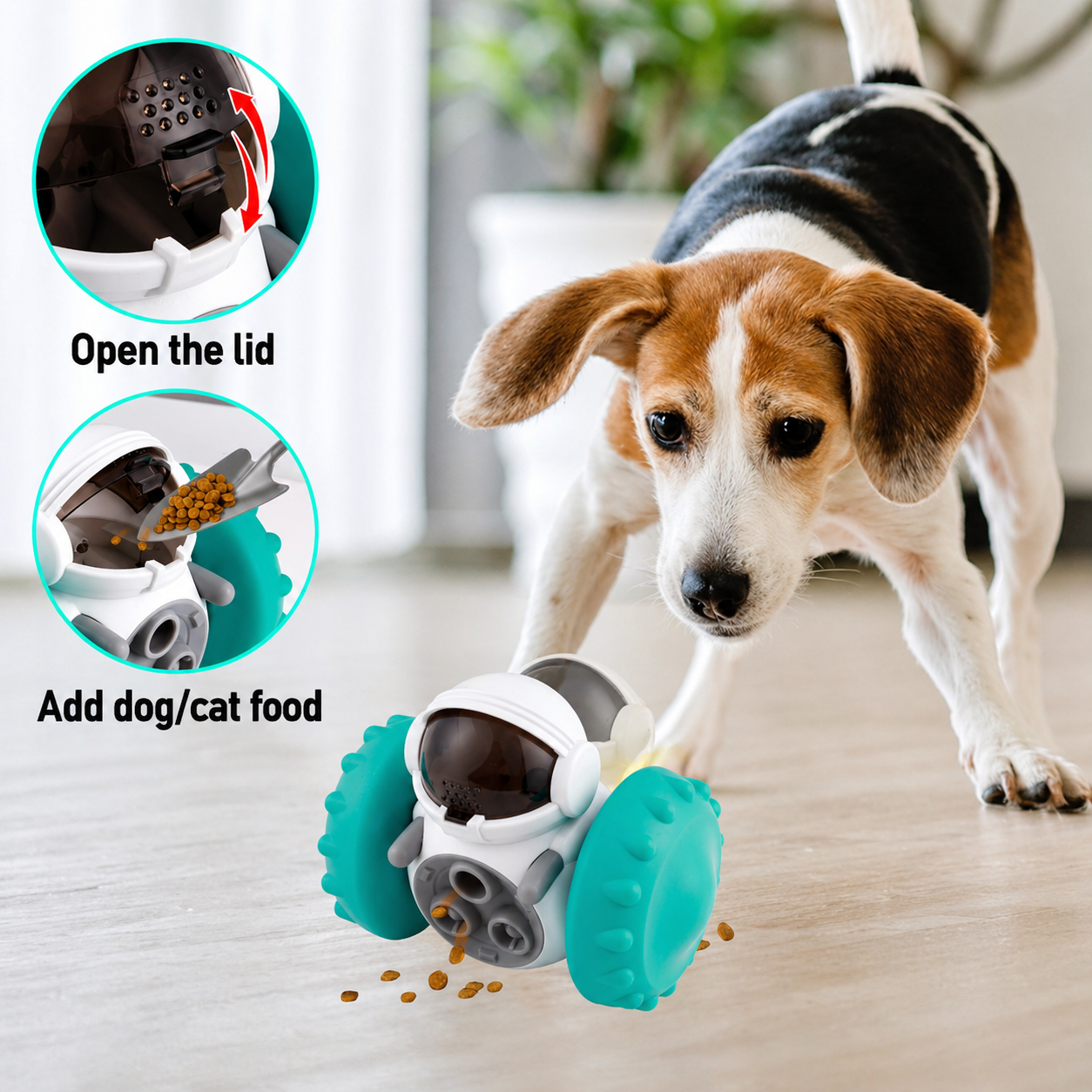 Interactive Dog Toys and Slow Food Dispenser