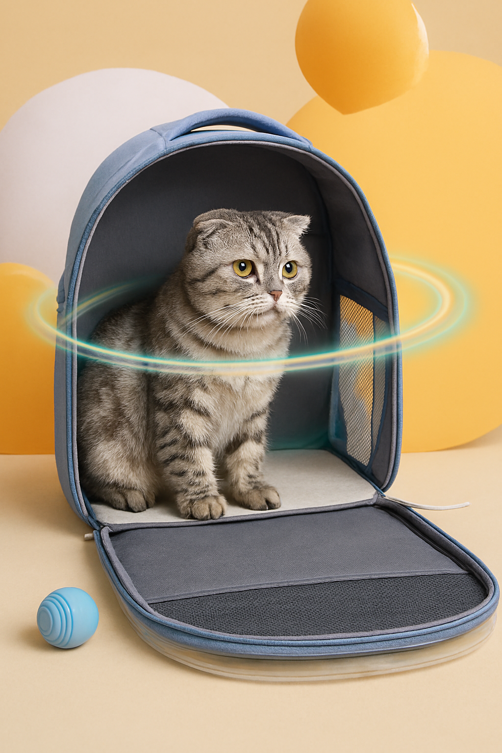 Scratch-Resistant Cat Backpack for Outdoor