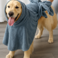 Highly Absorbent Cotton Dog Bathrobe Towel