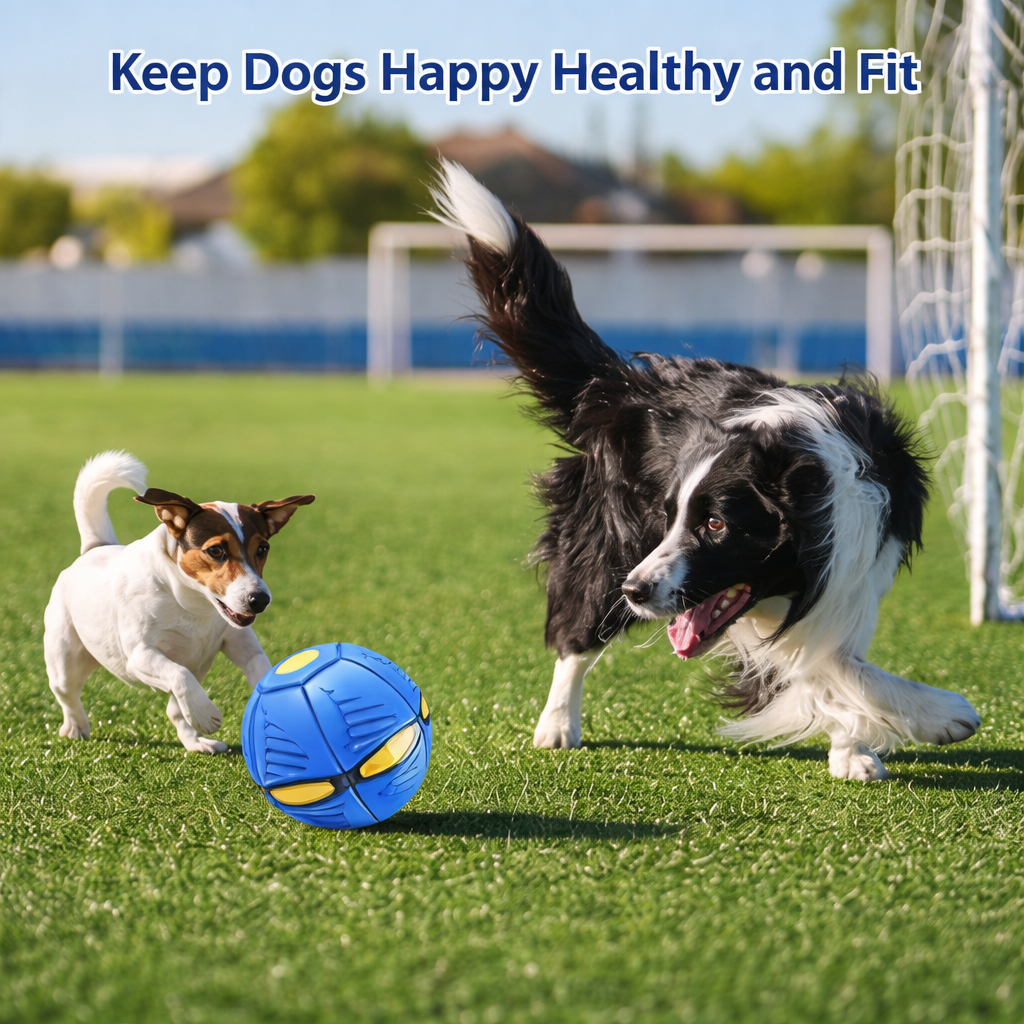 Interactive Flying Disc Dog Ball