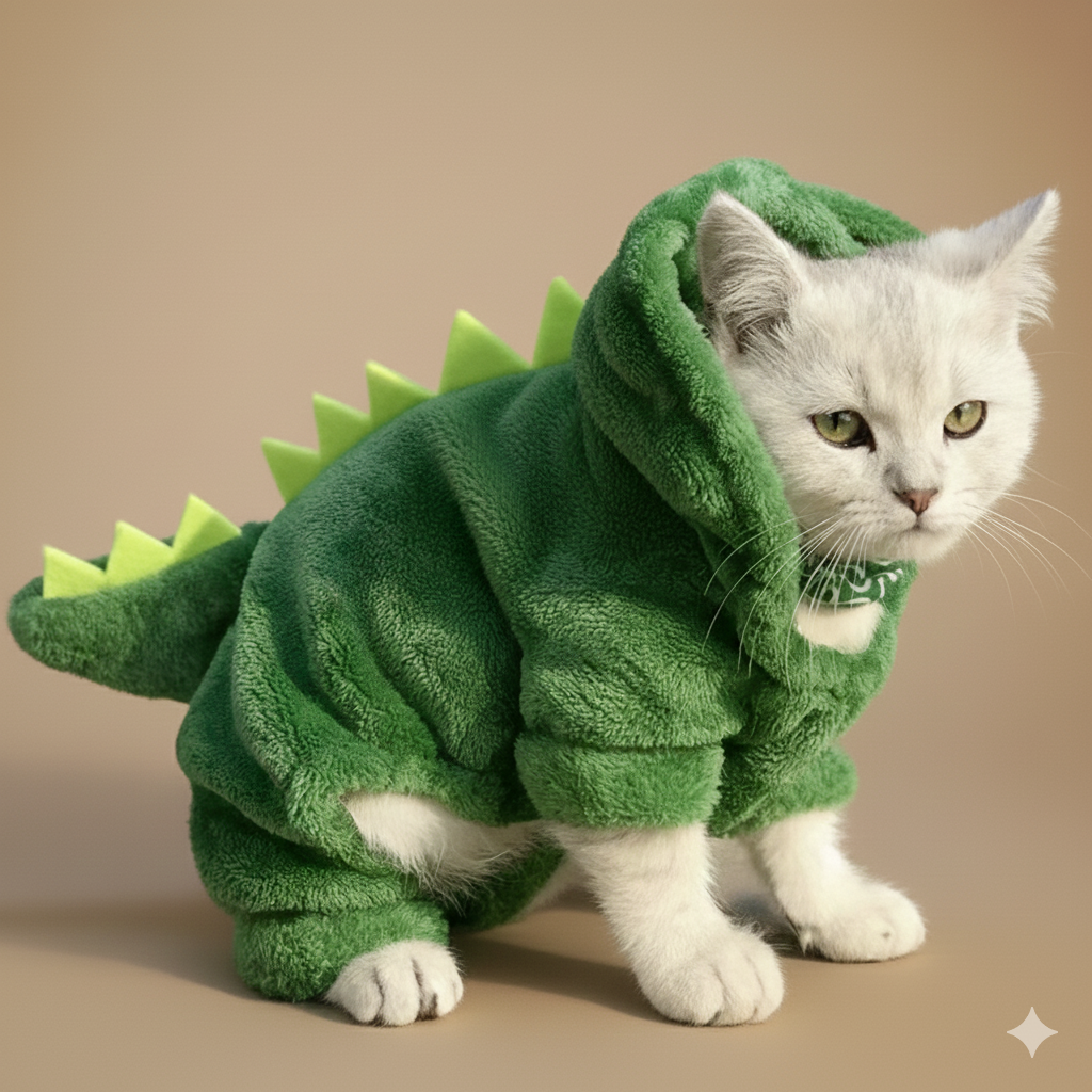 Cozy Dinosaur Winter Apparel