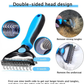 Professional Double-Sided Pet Grooming Brush