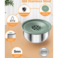 Spill-Proof Stainless Steel Water Bowl