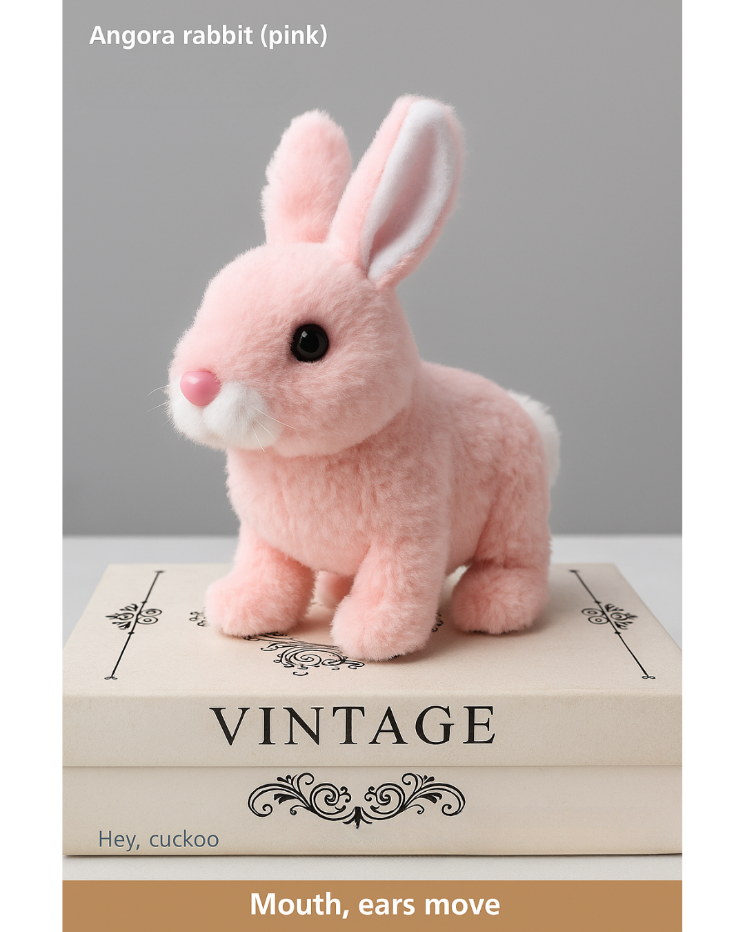 Electric Moving Plush Bunny Toy For Kids