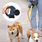 Dual Retractable Dog Leash – 360° Swivel & Reflective