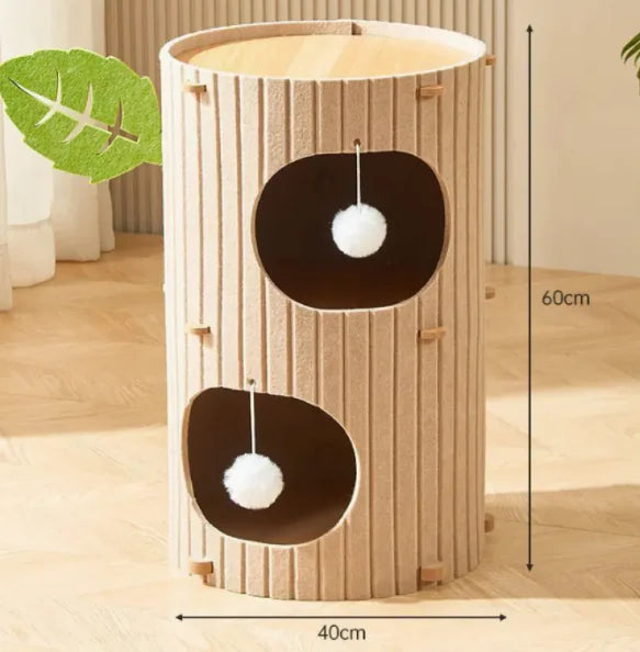Felt Cat Scratch Nest