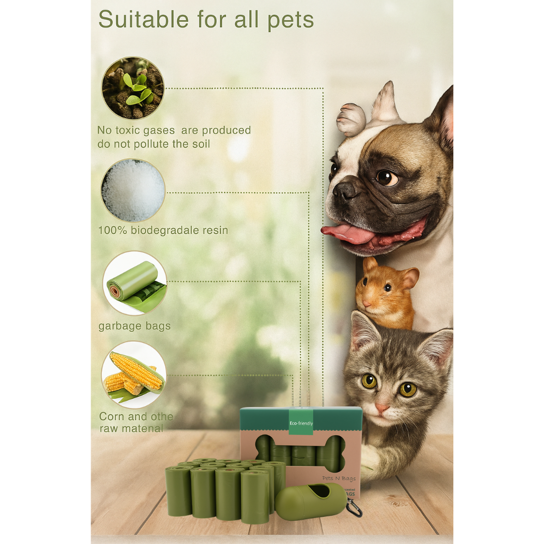 Biodegradable Eco-Friendly Pet Waste Bags
