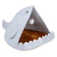 Customizable Felt Cat Bed - Shark Design for Pets