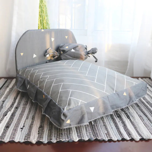 Pet Bed for Small Dogs and Cats, Washable Design