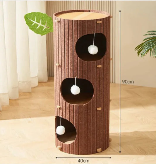Felt Cat Scratch Nest