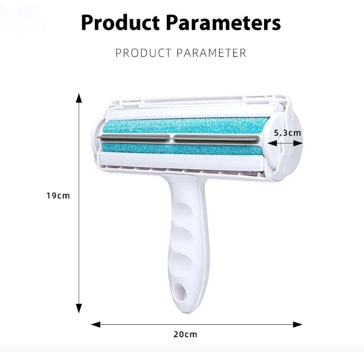Portable Electrostatic Pet Hair Lint Roller